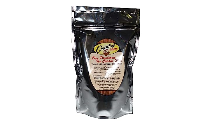 DRY ICE CREAM MIX - 8 QUART PACKET