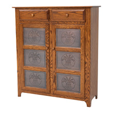 Load image into Gallery viewer, AMISH OAK PIE SAFE - MICHAELS CHERRY FINISH
